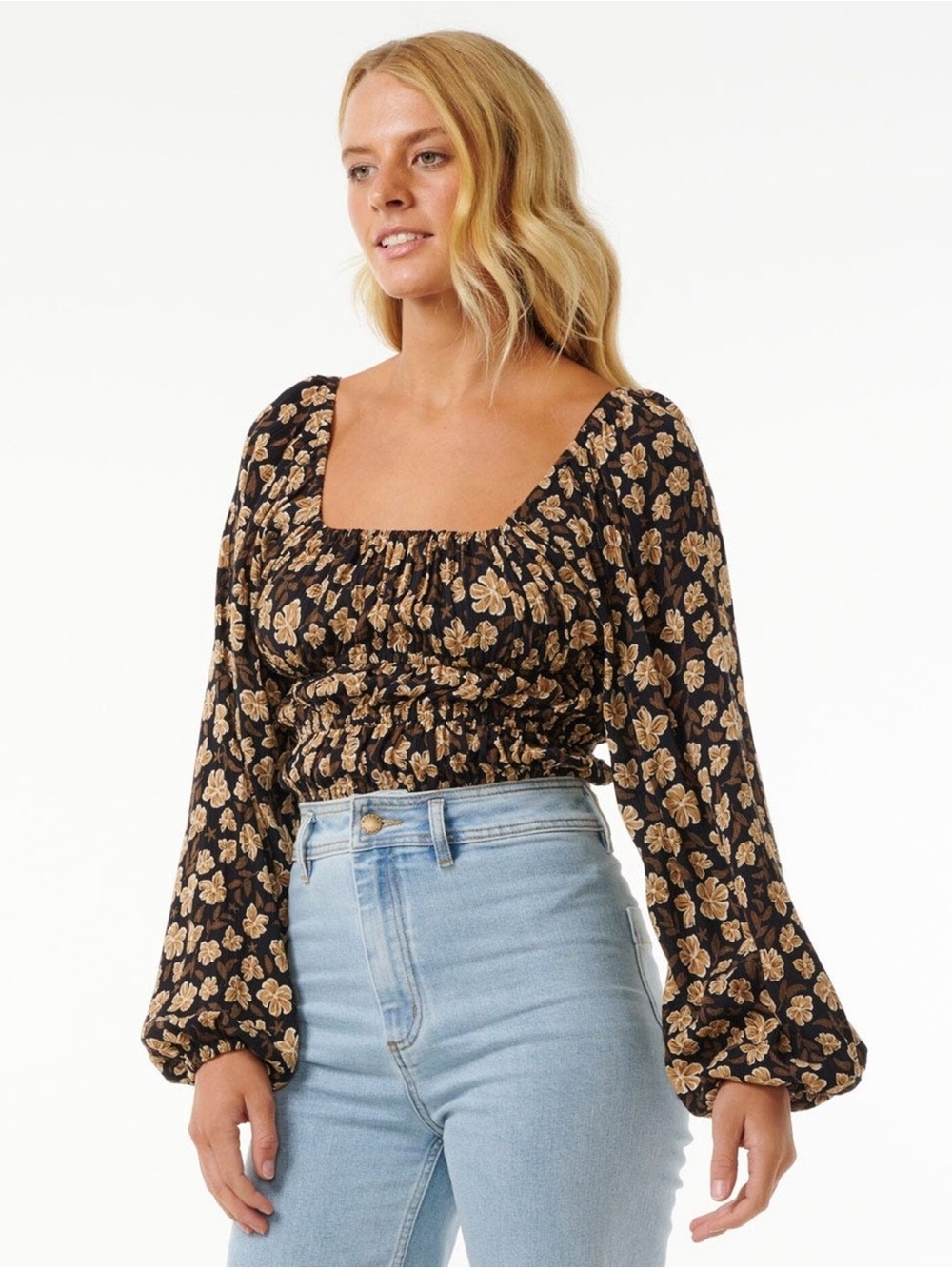 Ripcurl long sleeve blouse size S